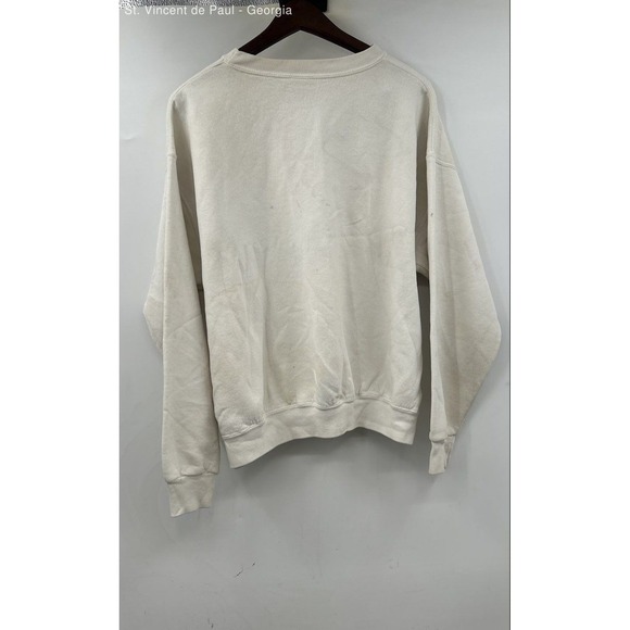 Soffe Heavy Sweats Tennessee Volunteers Sweatshirt Unisex XXL White Orange FLAWS - Picture 6 of 11